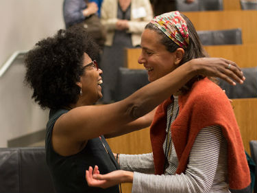 Judge Maria Arias and Professor Shari Motro at Beloved Community Conference 2016